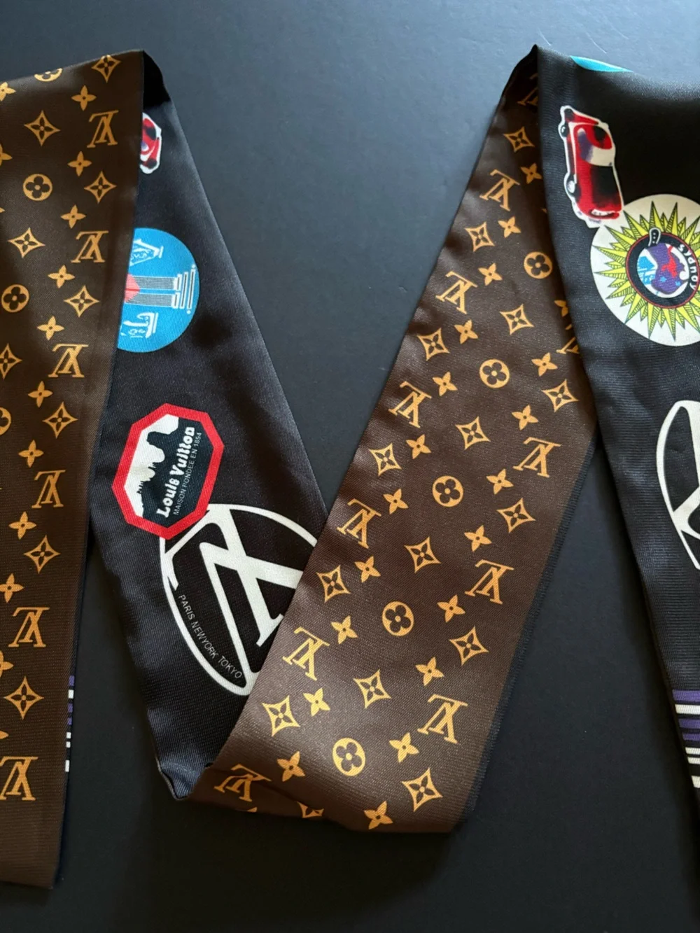 Fashion Long Silk Scarf Twilly